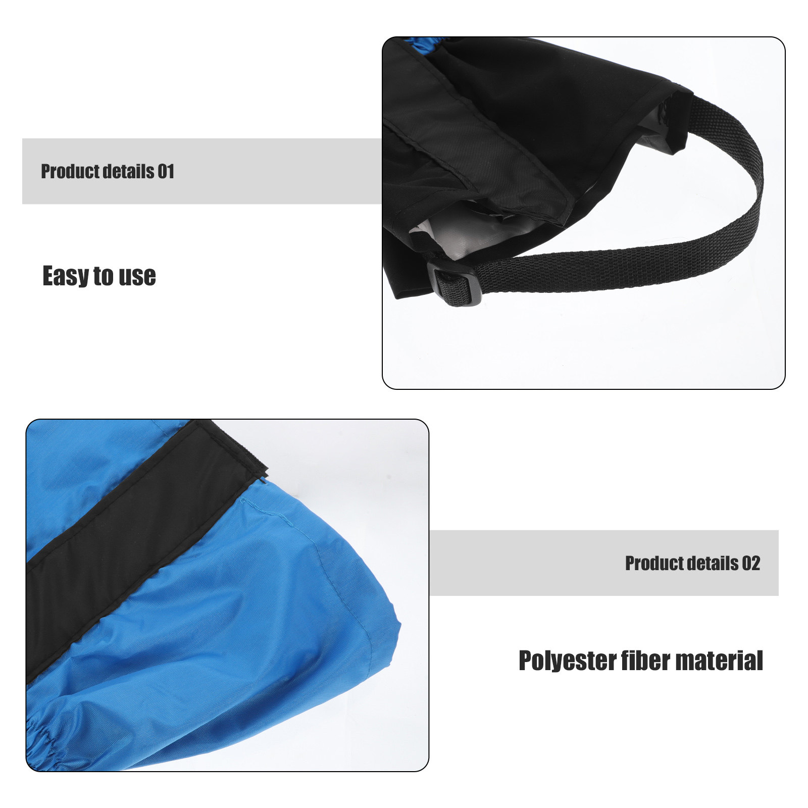 ハイキングブーツ用防水スノーガイター、砂が入らないレッグカバ - Running Gear In Snow のレビューと価格