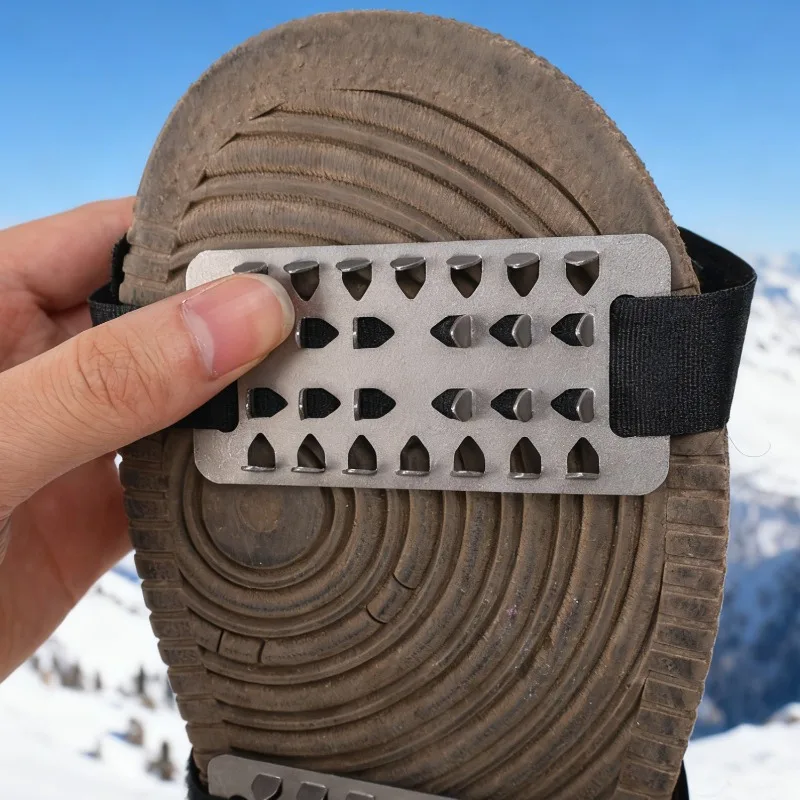 スチール製スパイク、滑り止めクリート、冬用スノーグリップ、氷 - Running Gear In Snow のレビューと価格