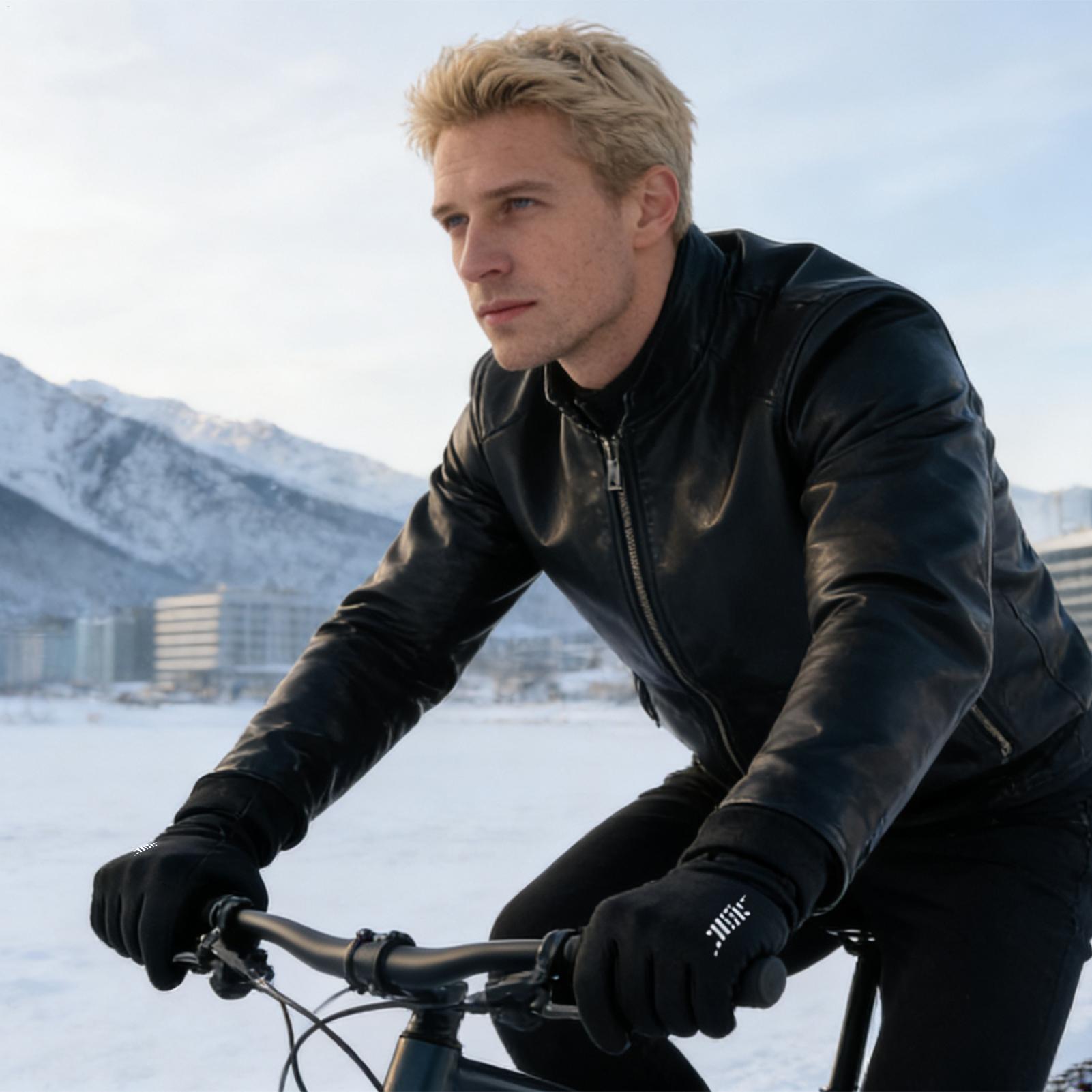 暖かいサイクリンググローブ フルフィンガー 寒い天候用 アウ - Running Gear In Cold Weather のレビューと価格