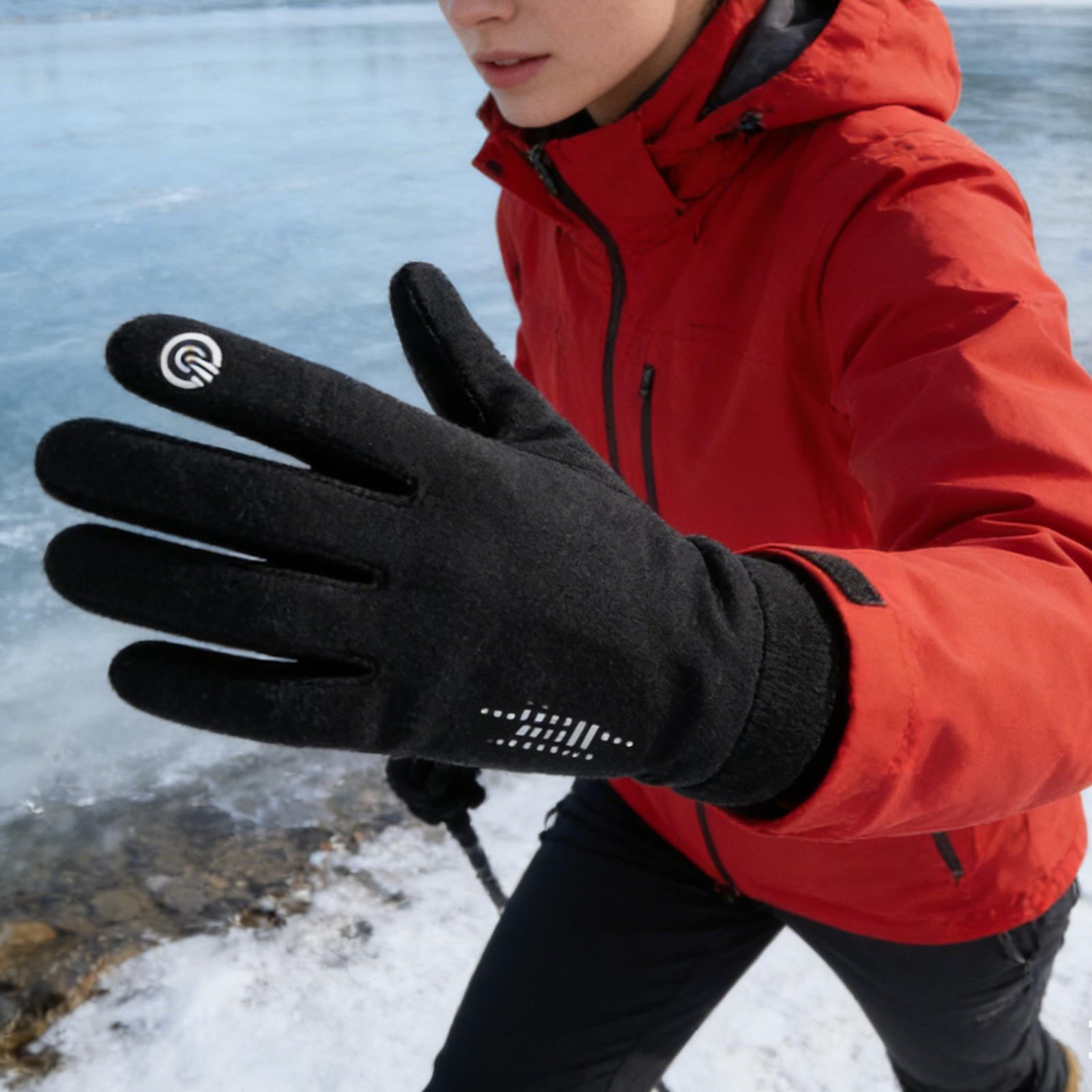 フルフィンガー防寒グローブ 冬用サイクリンググローブ タッチ - Running Gear In Cold Weather のレビューと価格