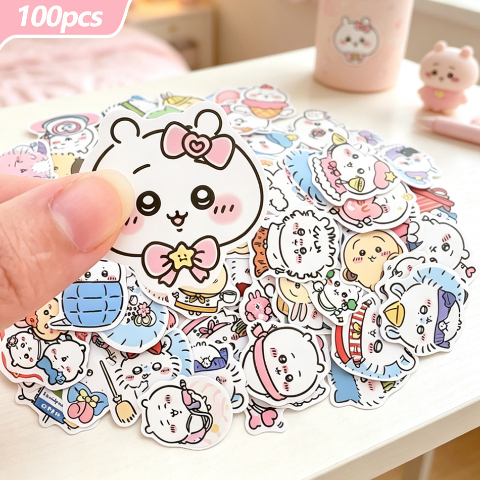 かわいいチイカワのキュートなカートゥーンステッカー100枚セ - Blister Plaster Sport のレビューと価格